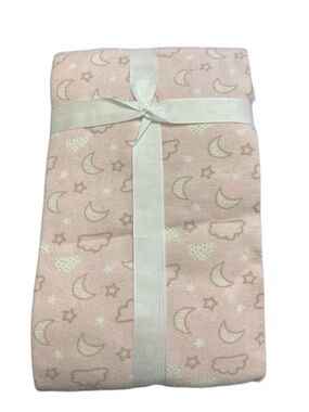 DUCK DUCK GOOSE RECEIVING BLANKETS STARS MOON /BEARS 4 PACK 100% cotton